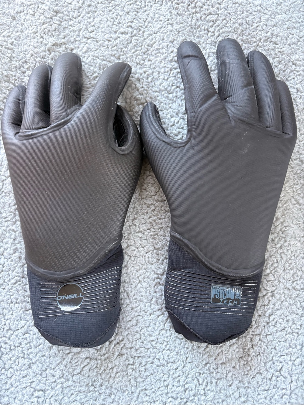 O'Neill Black Neoprene Surf Gloves